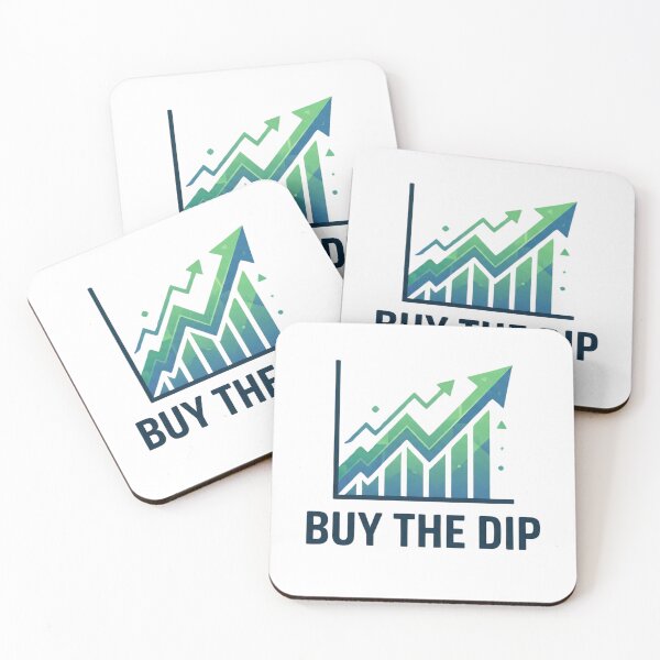 Item preview, Buy The Dip - Crypto & Stock Market Trading Motivation designed and sold by RealVibeVault.