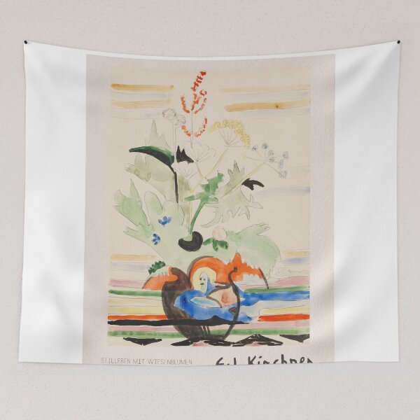 Item preview, Ernst Ludwig Kirchner Floral Still Life designed and sold by LaFabricaArt.
