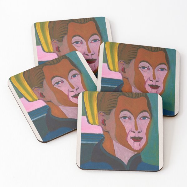 Item preview, Ernst Ludwig Kirchner Self Portrait Expressionism designed and sold by LaFabricaArt.