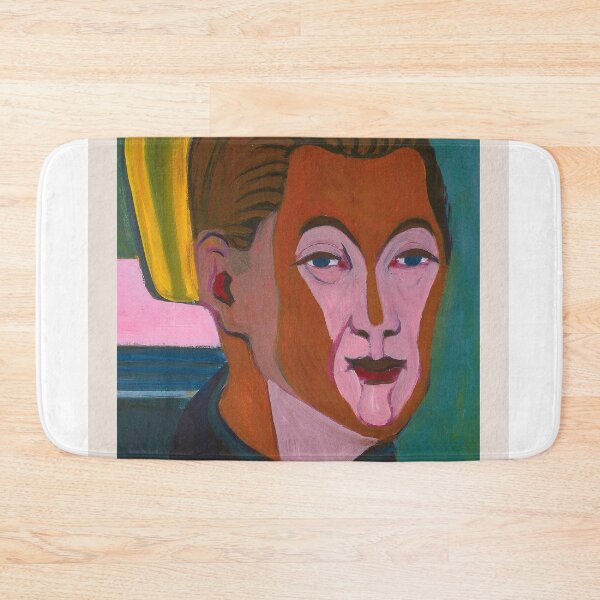 Item preview, Ernst Ludwig Kirchner Self Portrait Expressionism designed and sold by LaFabricaArt.