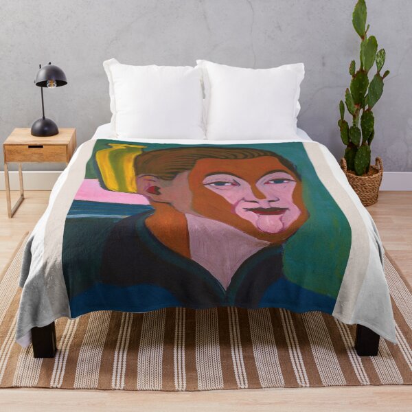 Item preview, Ernst Ludwig Kirchner Self Portrait Expressionism designed and sold by LaFabricaArt.