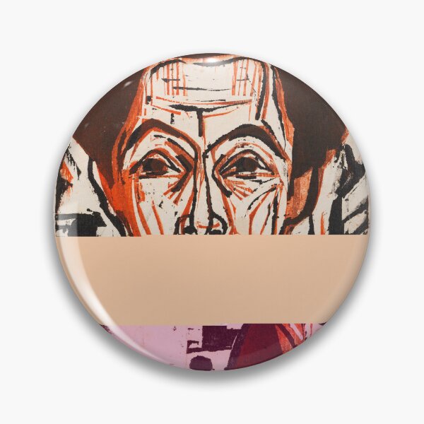 Item preview, Ernst Ludwig Kirchner Self Portrait Expressionism designed and sold by LaFabricaArt.