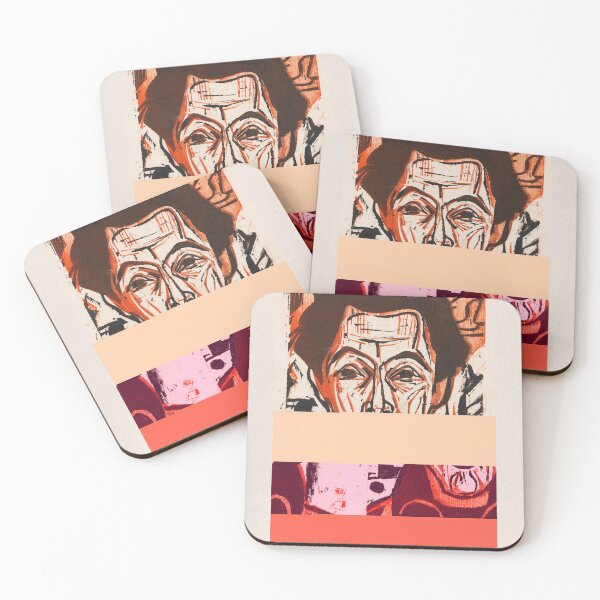 Item preview, Ernst Ludwig Kirchner Self Portrait Expressionism designed and sold by LaFabricaArt.