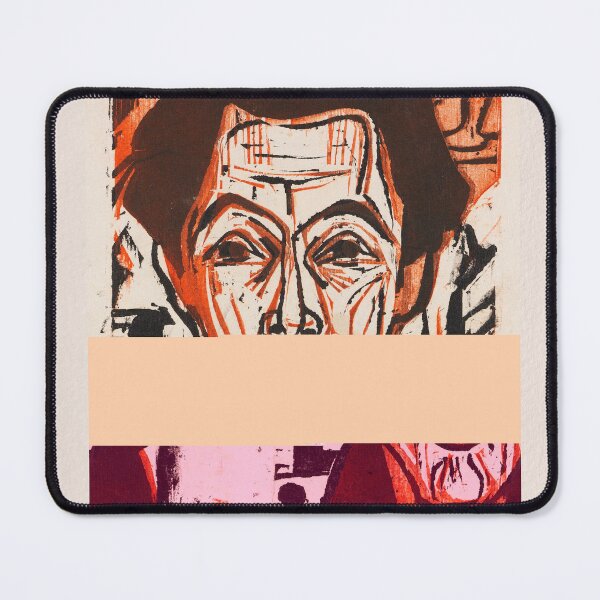 Item preview, Ernst Ludwig Kirchner Self Portrait Expressionism designed and sold by LaFabricaArt.