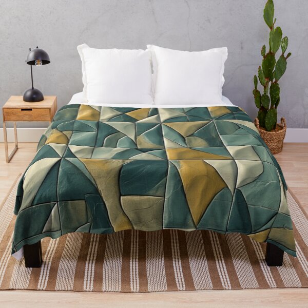 Item preview, Curved Harmony: Abstract Geometric Tile Relief designed and sold by Virtuals1.