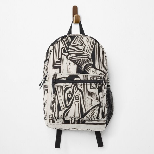 Item preview, Ernst Ludwig Kirchner Woodcut Self Portrait designed and sold by LaFabricaArt.