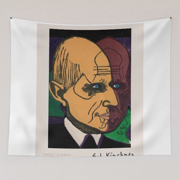 Item preview, Ernst Ludwig Kirchner Dr. Bauer Portrait designed and sold by LaFabricaArt.
