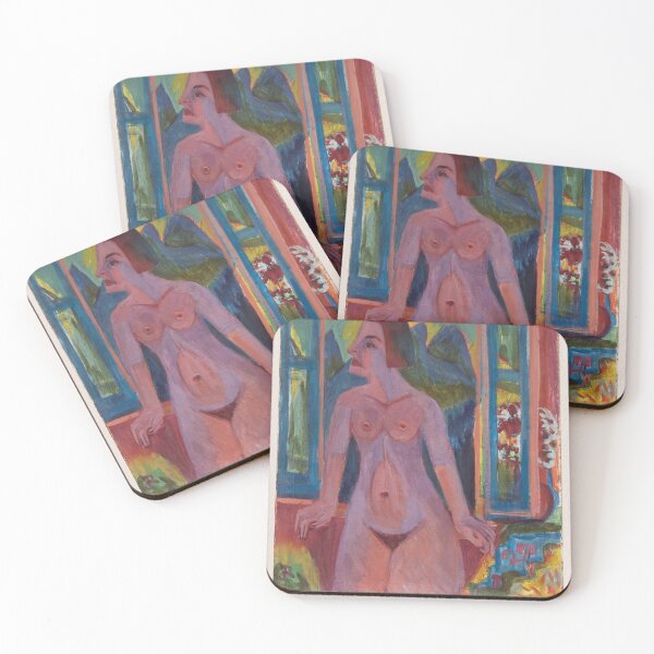 Item preview, Ernst Ludwig Kirchner Nude at Window designed and sold by LaFabricaArt.
