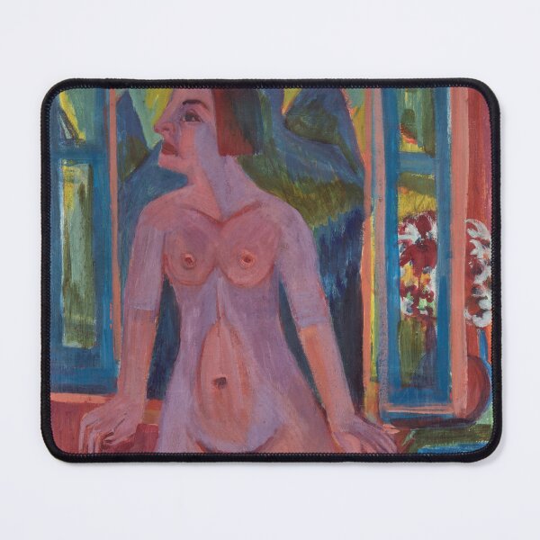 Item preview, Ernst Ludwig Kirchner Nude at Window designed and sold by LaFabricaArt.