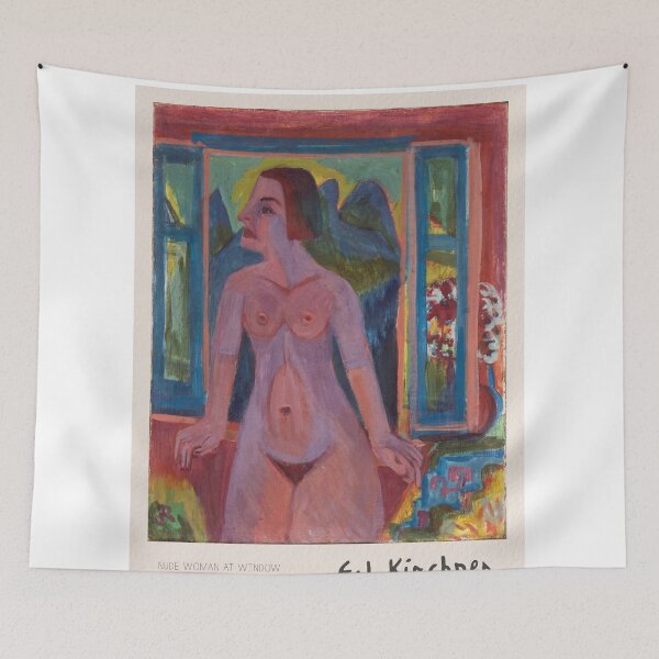 Item preview, Ernst Ludwig Kirchner Nude at Window designed and sold by LaFabricaArt.