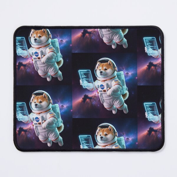 Item preview, Shiba Inu Space Traveler - Astronaut Dog in Deep Space designed and sold by Nadoshaa1998.
