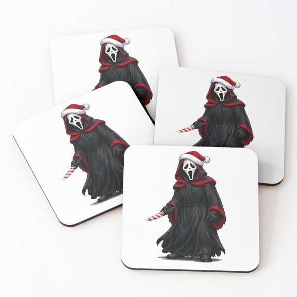 Item preview, Holiday Slasher Masked Killer | Creepy Christmas Horror Cartoon Art designed and sold by Sonic Nova Studios.