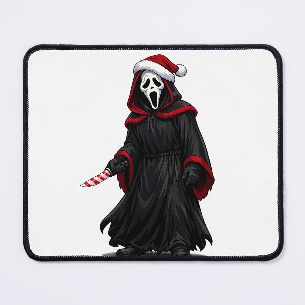 Item preview, Holiday Slasher Masked Killer | Creepy Christmas Horror Cartoon Art designed and sold by Sonic Nova Studios.