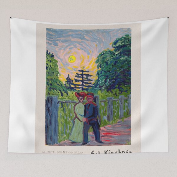Item preview, Ernst Ludwig Kirchner Moonrise Expressionism designed and sold by LaFabricaArt.