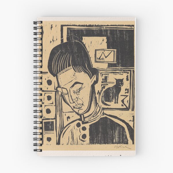 Item preview, Ernst Ludwig Kirchner Andreas Portrait designed and sold by LaFabricaArt.