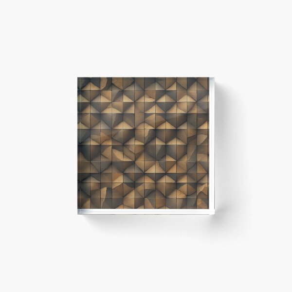 Item preview, Faceted Earth: Abstract Geometric Wall Texture designed and sold by Virtuals1.