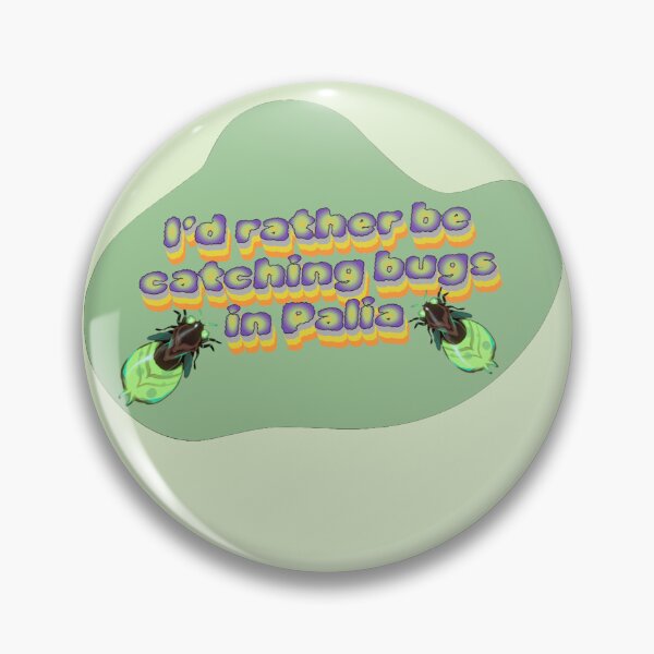 Item preview, Id Rather Be Catching Bugs in Palia - Palia Cozy Game sticker designed and sold by AnnesImages.