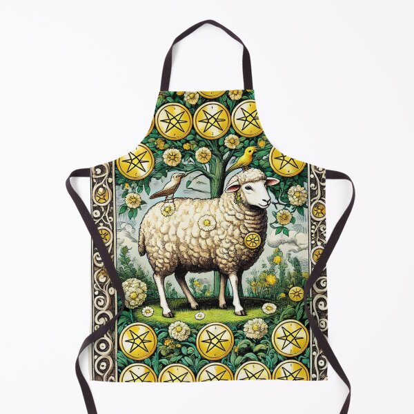 Item preview, Sheepism – Nine of Pentacles Tarot Card designed and sold by Thpoar.