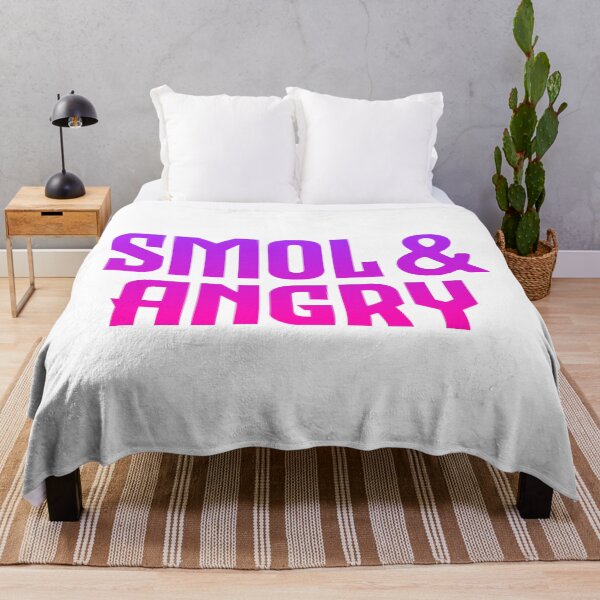 Item preview, Smol & Angry, Pink Bold designed and sold by Memes N Lore .