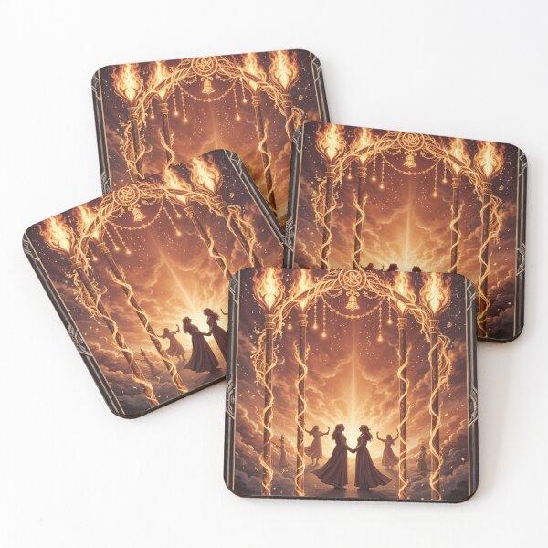Item preview, Four of Wands - Cosmic Tarot Edition designed and sold by KYOFRAME.