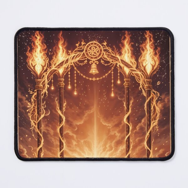Item preview, Four of Wands - Cosmic Tarot Edition designed and sold by KYOFRAME.