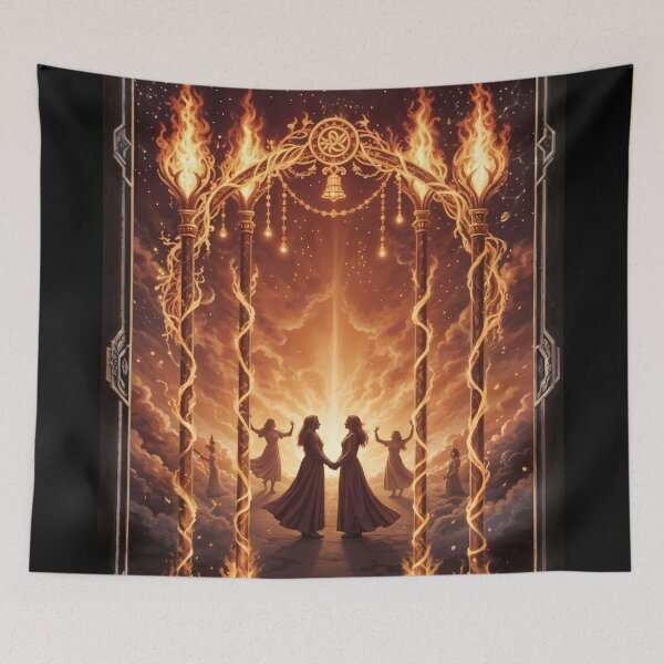 Item preview, Four of Wands - Cosmic Tarot Edition designed and sold by KYOFRAME.