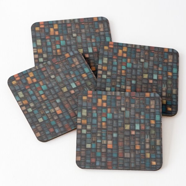 Item preview, Urban Grid: Vibrant Containers in Abstract Harmony designed and sold by Virtuals1.