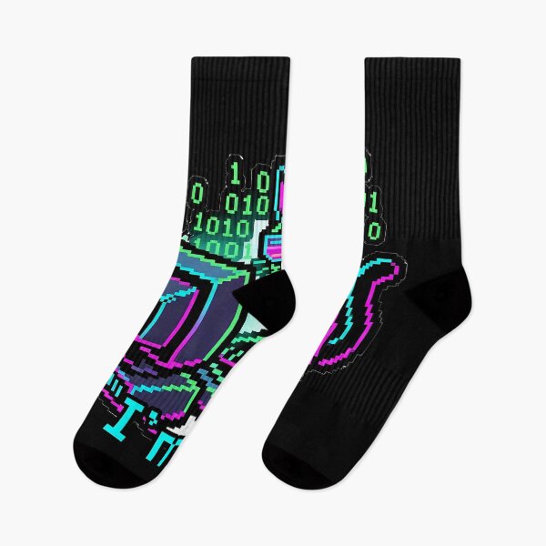 Item preview, Funny Hacker Cat Retro Synthwave - I'm In designed and sold by ClubChaos.