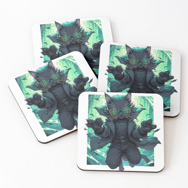 Item preview, Matrix the black cat designed and sold by owi-art.