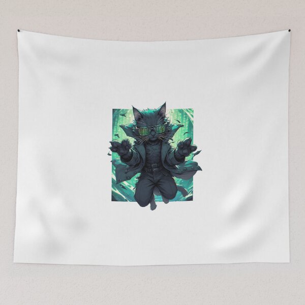Item preview, Matrix the black cat designed and sold by owi-art.