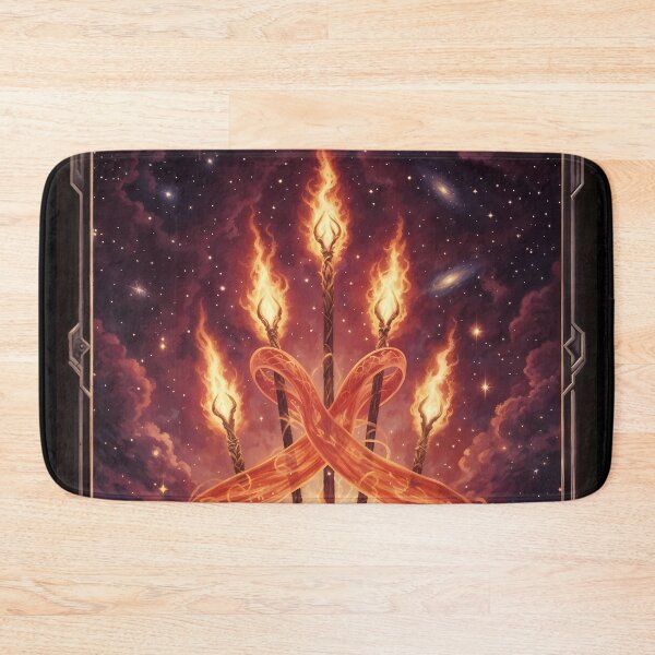 Item preview, Five of Wands - Cosmic Tarot Edition designed and sold by KYOFRAME.