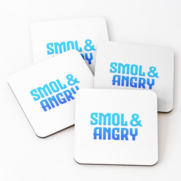 Item preview, Smol & Angry, Blue Bold designed and sold by Memes N Lore .