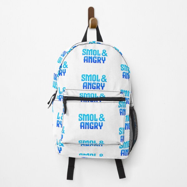Item preview, Smol & Angry, Blue Bold designed and sold by Memes N Lore .