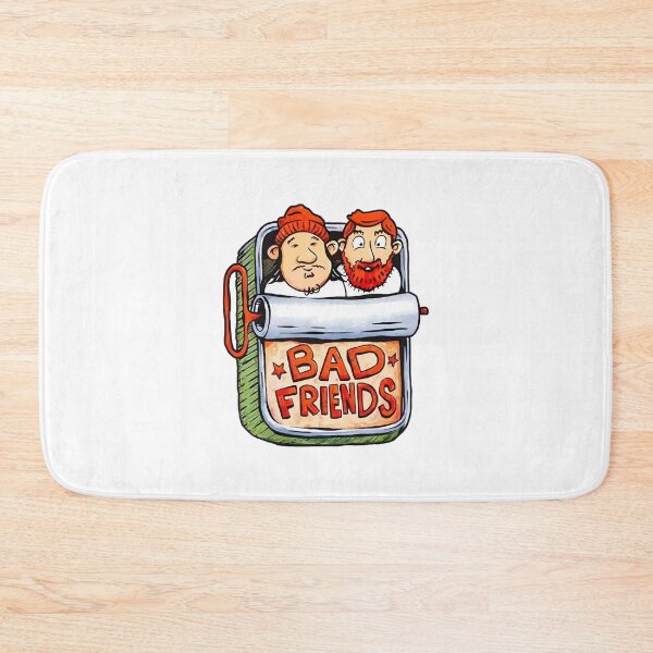 Item preview, Bad Friends Comedy Podcast Fish Tin Illustration Design designed and sold by Novaque.