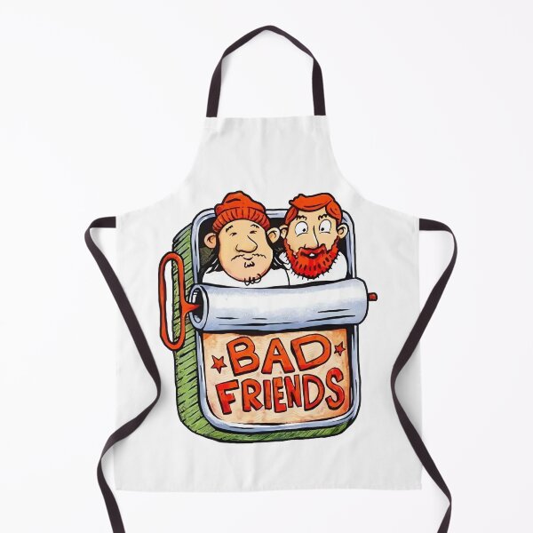 Item preview, Bad Friends Comedy Podcast Fish Tin Illustration Design designed and sold by Novaque.