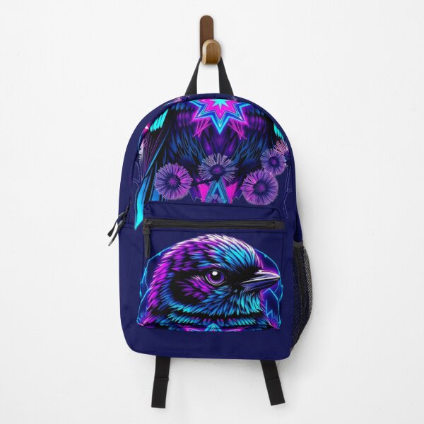 Item preview, Cyberpunk Sparrow with Vibrant Geometric Aura – Futuristic Energy Art designed and sold by Naturalite19.