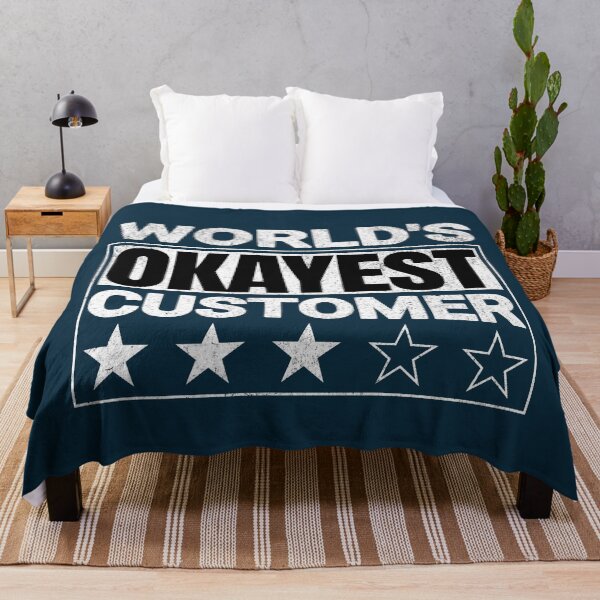 Item preview, World's Okayest Customer Funny Quote designed and sold by NosandEdgy.