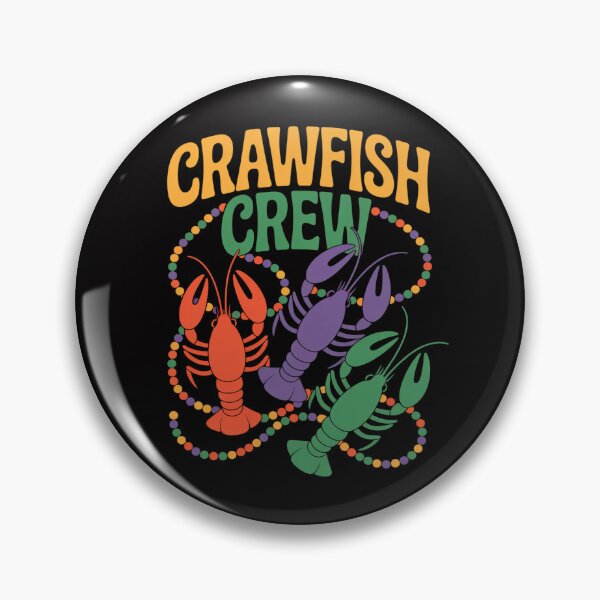 Item preview, Crawfish Crew Mardi Gras Festival Crayfish Lobster designed and sold by tlallimicrichi.