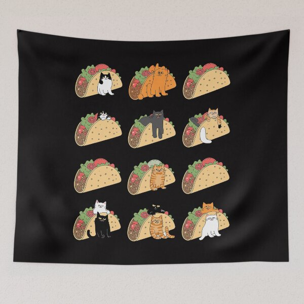 Item preview, Cute Burrito Taco Cat Cinco de Mayo Taco Tuesday Cat Lovers designed and sold by tlallimicrichi.