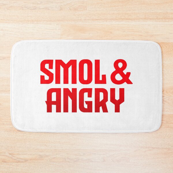 Item preview, Smol & Angry, Red Bold designed and sold by Memes N Lore .