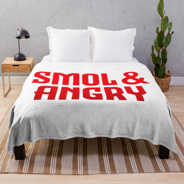 Item preview, Smol & Angry, Red Bold designed and sold by Memes N Lore .