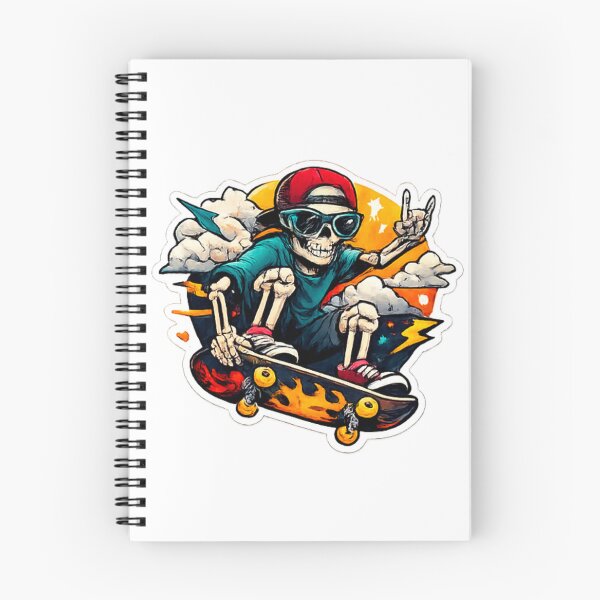 Item preview, Skateboarding skeleton  designed and sold by Lovedesigning25.