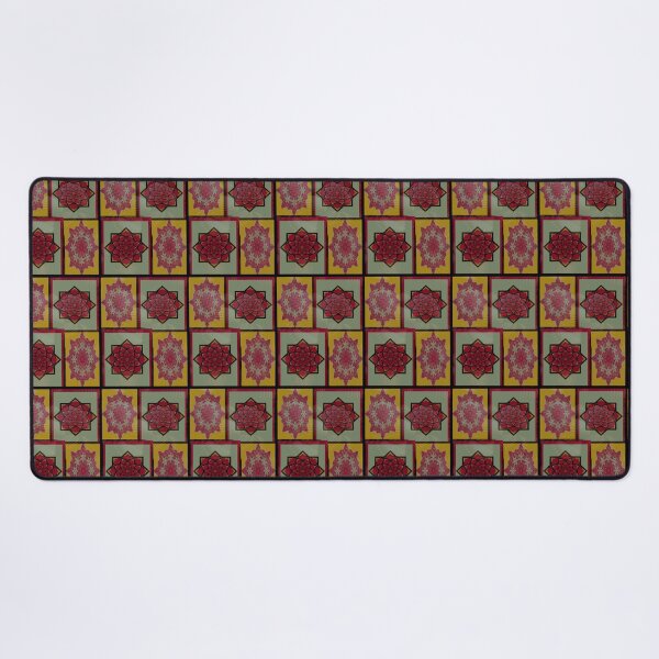 Item preview, Crimson Sigil Tiles – Sacred Mandala Pattern designed and sold by Brooklyn Hearty.