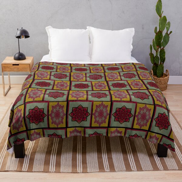Item preview, Crimson Sigil Tiles – Sacred Mandala Pattern designed and sold by Brooklyn Hearty.