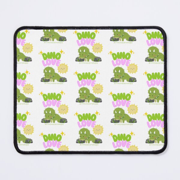 Item preview, Dino Love – Cute Arrhinoceratops Pastel Dinosaur Illustration designed and sold by B1NSU.