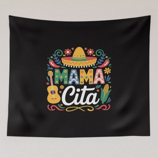Item preview, Cinco De Mayo Mamacita Flower Mama Cita Mexican designed and sold by tlallimicrichi.
