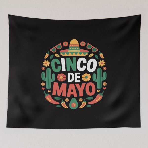 Item preview, Cinco De Mayo Lets Fiesta Squad 5 De Mayo Mexican Men Women designed and sold by tlallimicrichi.