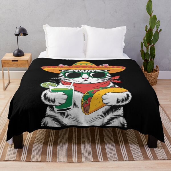 Item preview, Cinco De Mayo Cat Lovers Tacos Fiesta Humor Meow designed and sold by duolastgend.