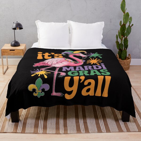 Item preview, Carnival Party Gift Idea Flamingo Mardi Gras designed and sold by tlallimicrichi.