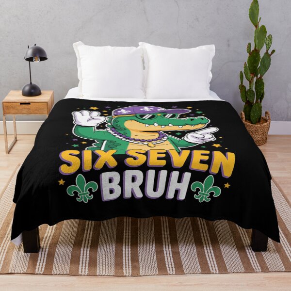Item preview, Bruh Six Seven 67 Mardi Gras designed and sold by duolastgend.
